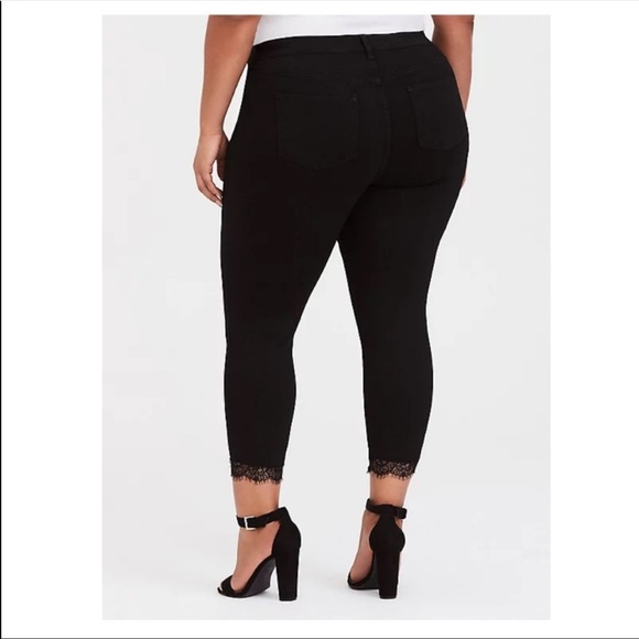 Torrid- Black Classic Ankle Skinny Jean - 10 R - Picture 10 of 10